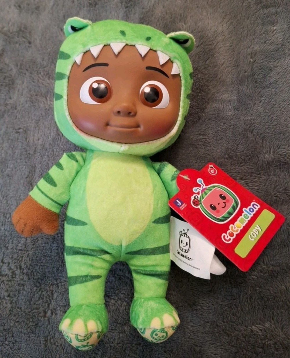 8" Cocomelon Dinosaur Little Plush CODY Outfit Stuffed Toy Animal Costume Green